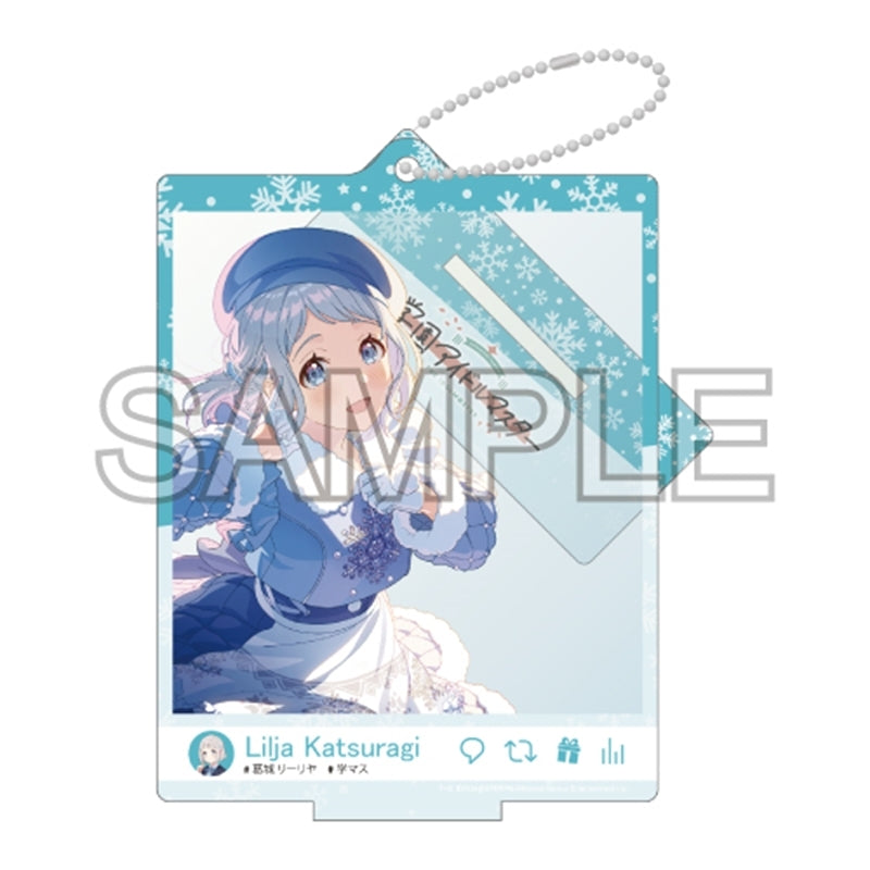 (Goods - Acrylic Stand) Gakuen iDOLM@STER Selfie Style Acrylic Stand - White Night! White Wish! Lilja Katsuragi Ver.