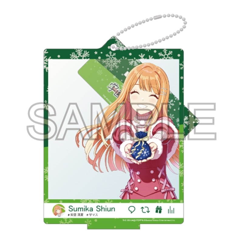 (Goods - Acrylic Stand) Gakuen iDOLM@STER Selfie Style Acrylic Stand - Tame-Lie-One-Step '24 Christmas Sumika Shiun Ver.
