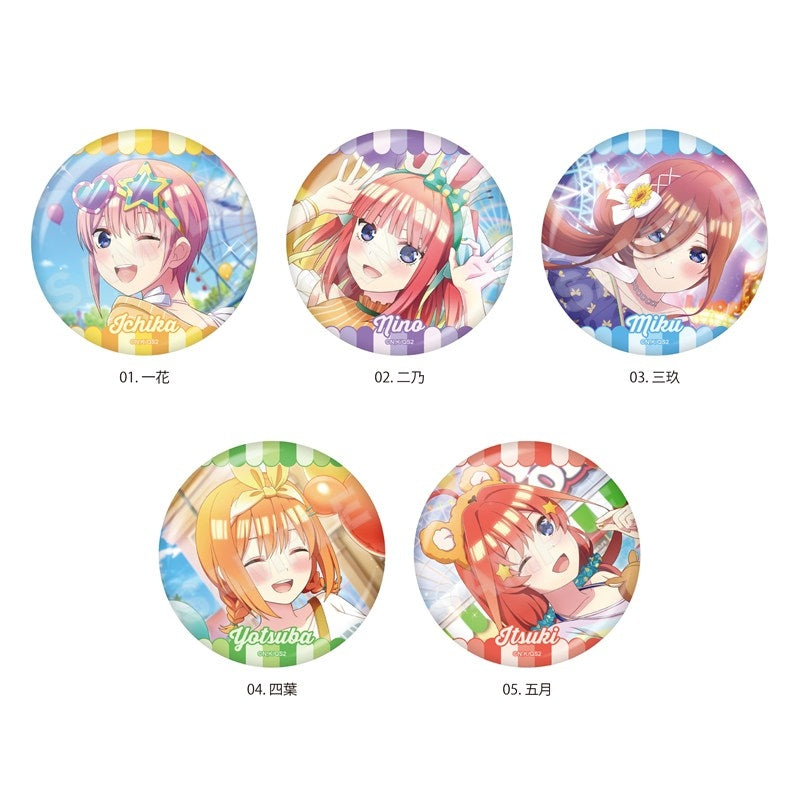 (1BOX=5)(Goods - Badge) The Quintessential Quintuplets The Quintuplets Can't Divide the Puzzle Into Five Equal Parts Button Badge /01 5 Types Total