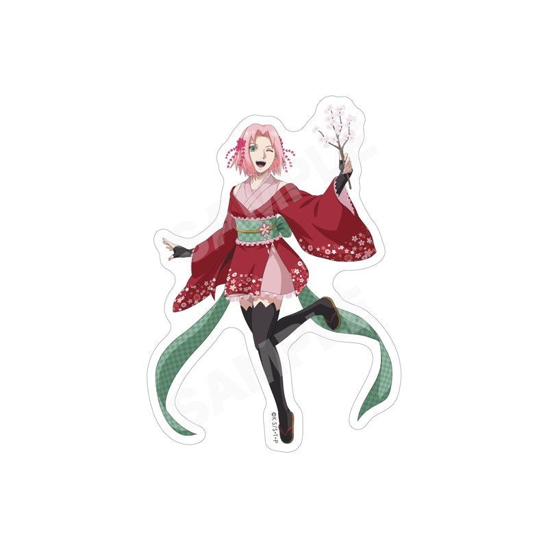 (Goods - Sticker) NARUTO Shippuden Traditional Dance ver. Sticker - 03 Sakura Haruno