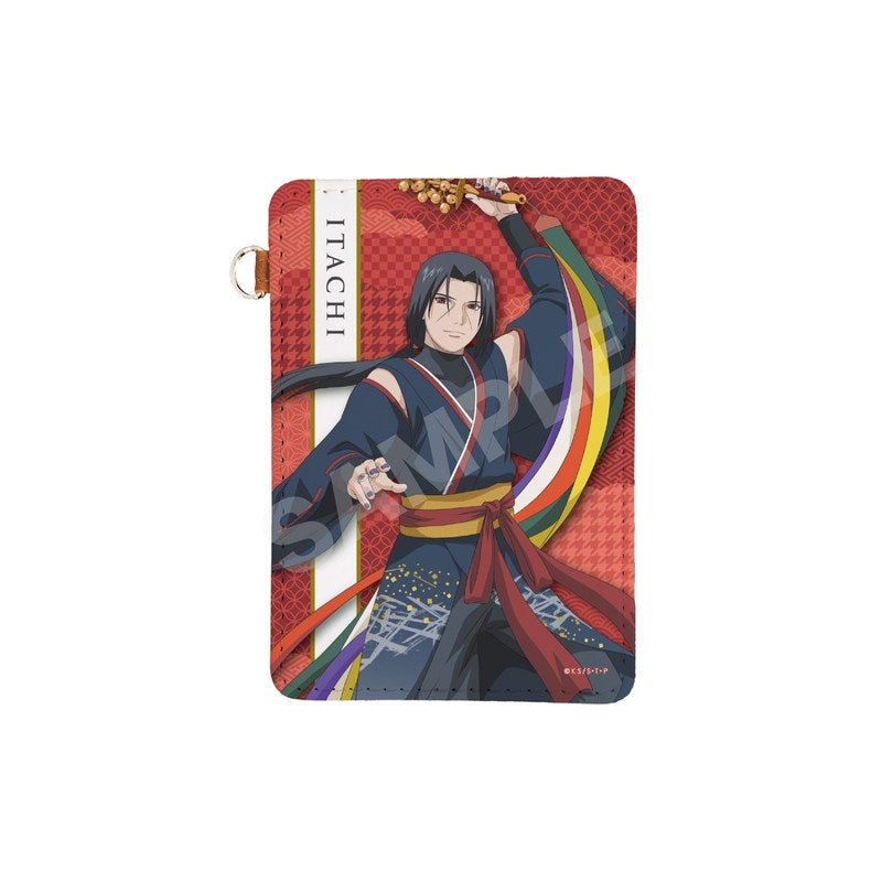 (Goods - Pass Case) NARUTO Shippuden Traditional Dance ver. Pleather Pass Case - 06 Itachi Uchiha