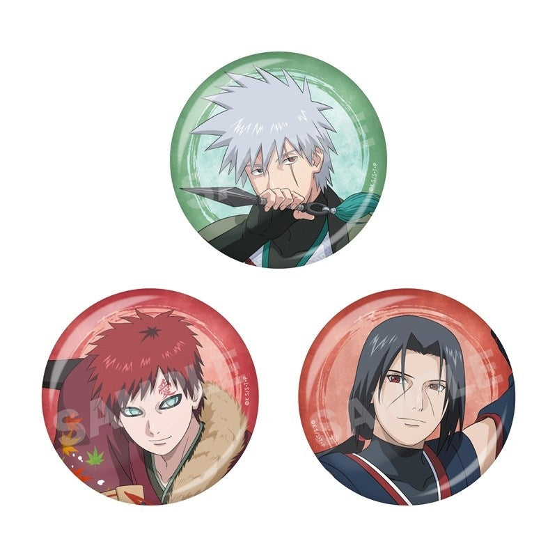 (1BOX=6)(Goods - Badge) NARUTO Shippuden Traditional Dance ver. Button Badge - 01 (6 Types Total) {Bonus:Badge}