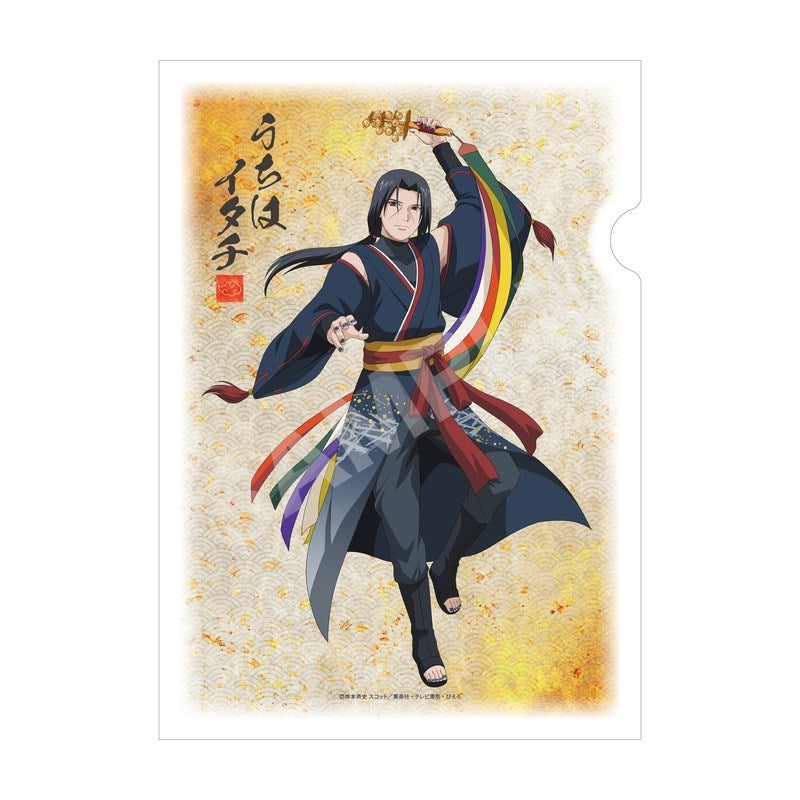 (Goods - Clear File) NARUTO Shippuden Traditional Dance ver. Washi File - 06 Itachi Uchiha