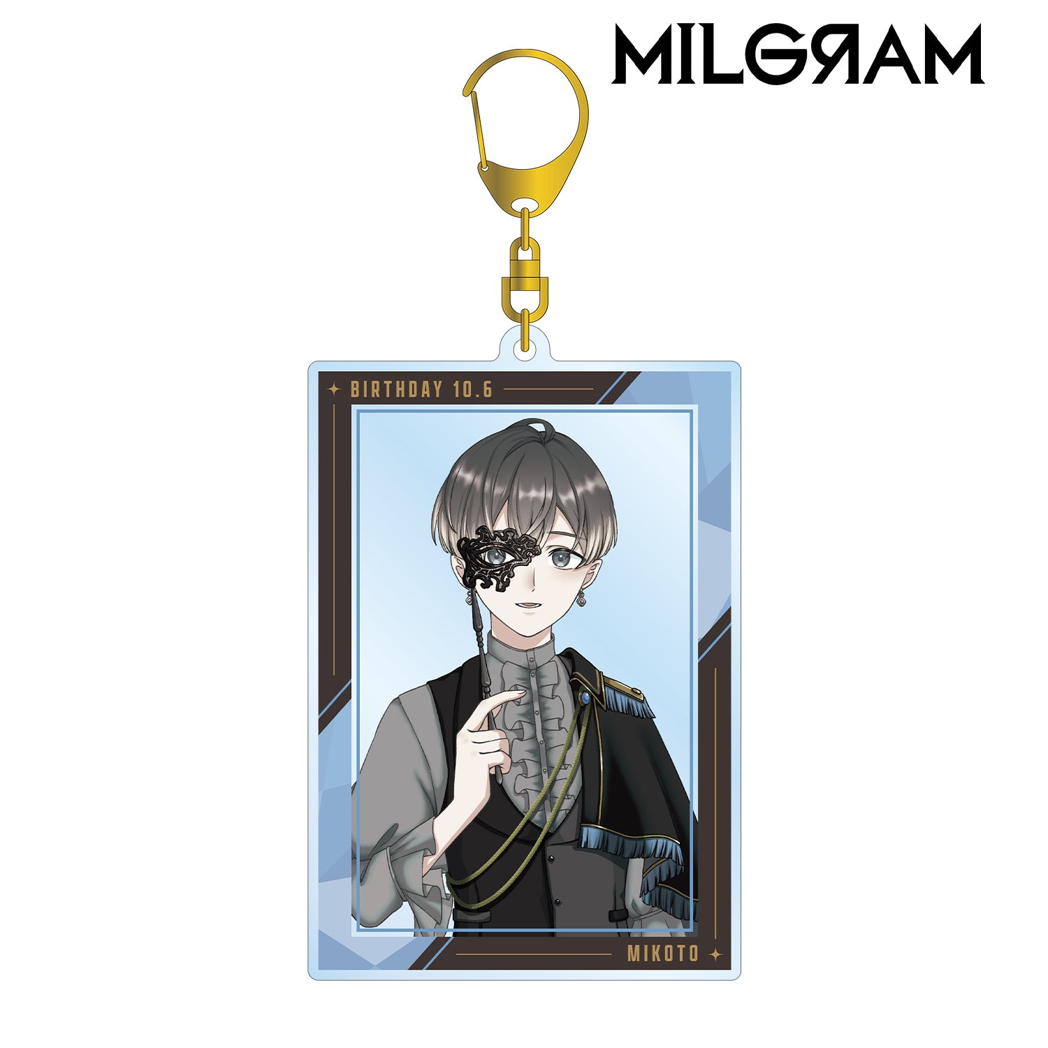 (Goods - Keychain) MILGRAM Exclusive Art Mikoto Birthday ver. Vol.2 BIG Acrylic Keychain