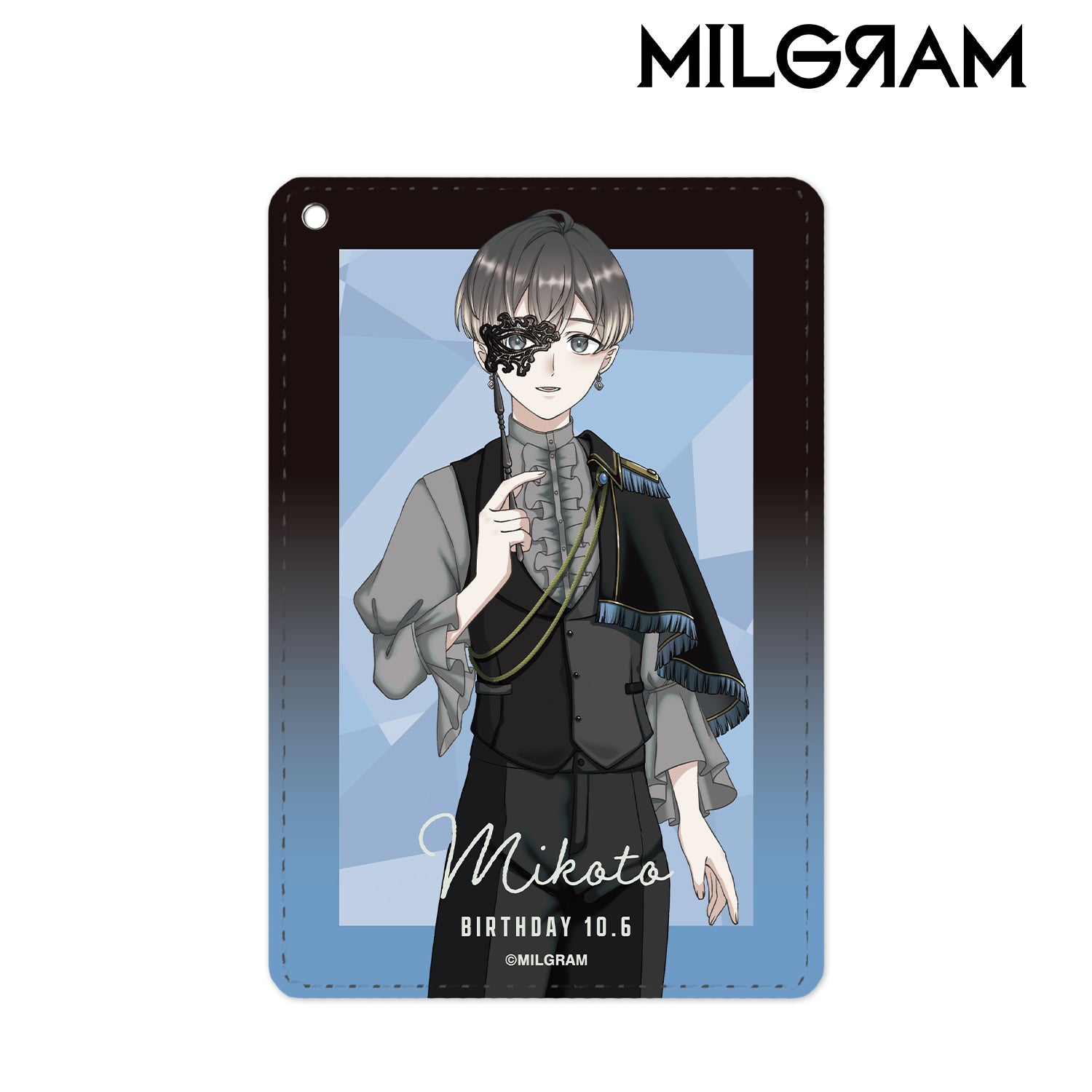 (Goods - Pass Case) MILGRAM Exclusive Art Mikoto Birthday ver. Vol.2 1 Pocket Pass Case