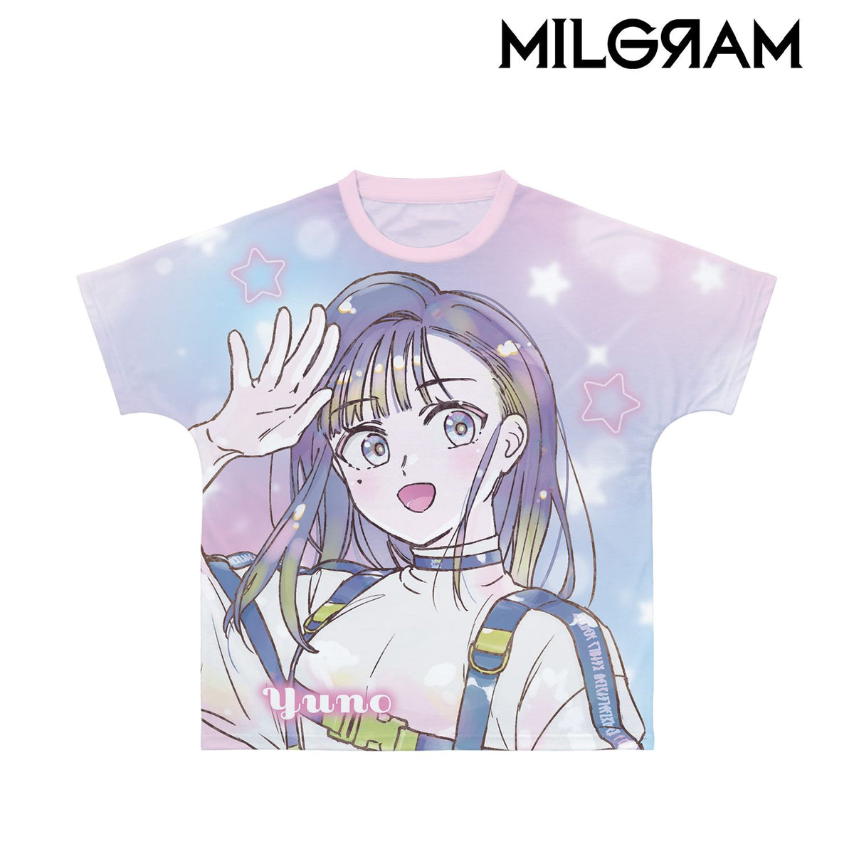 (Goods - Shirt) MILGRAM Yuno Ani-Art KAWAII label Full Graphic T-shirt Unisex