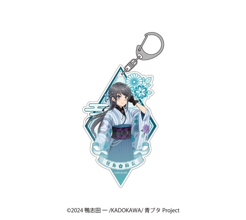 (Goods - Keychain) Rascal Does Not Dream of Santa Claus Exclusive Art Acrylic Keychain Mai Sakurajima