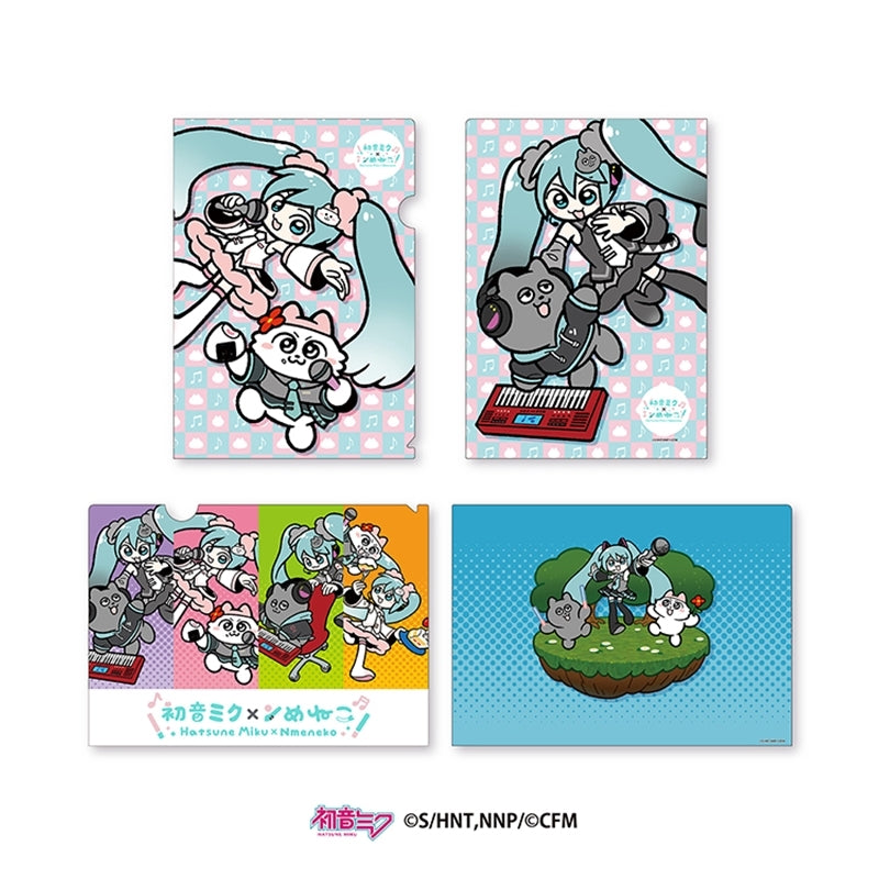 (Goods - Clear File) Hatsune Miku x Nmeneko Hatsune Miku x Nmeneko Clear File Set of 2