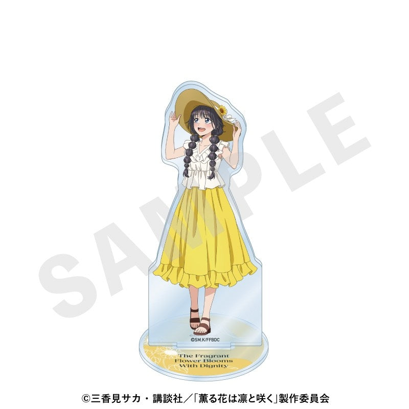 (Goods - Acrylic Stand) TV Anime - The Fragrant Flower Blooms with Dignity Acrylic Stand Sunflower Outfit ver. (Kaoruko Waguri)
