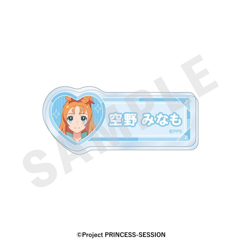 (Goods - Badge) Original TV Anime - Princession Orchestra - favorite series - Name Badge (Minamo Sorano)