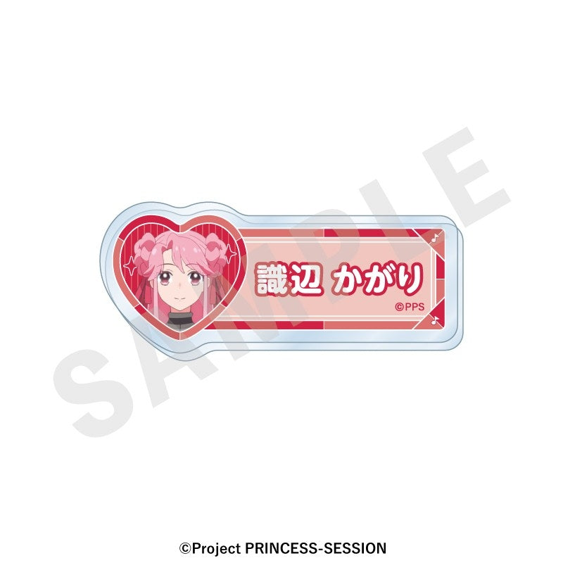 (Goods - Badge) Original TV Anime - Princession Orchestra - favorite series - Name Badge (Kagari Shirube)