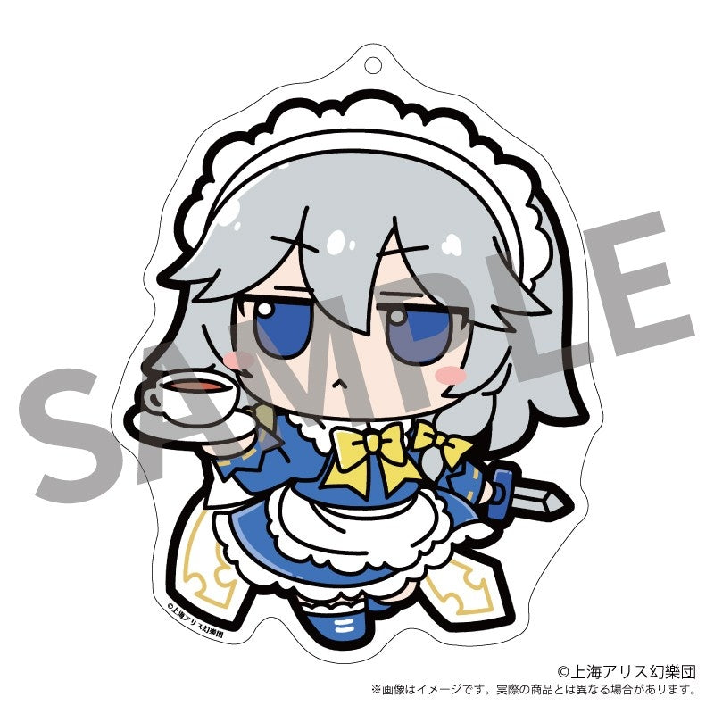 (Goods - Key Chain) Touhou Project Fumo Fumo Acrylic Key Chain 04 Fumo Fumo Sakuya. Kourindou Version. (Sakuya Izayoi Kourindou Ver.)