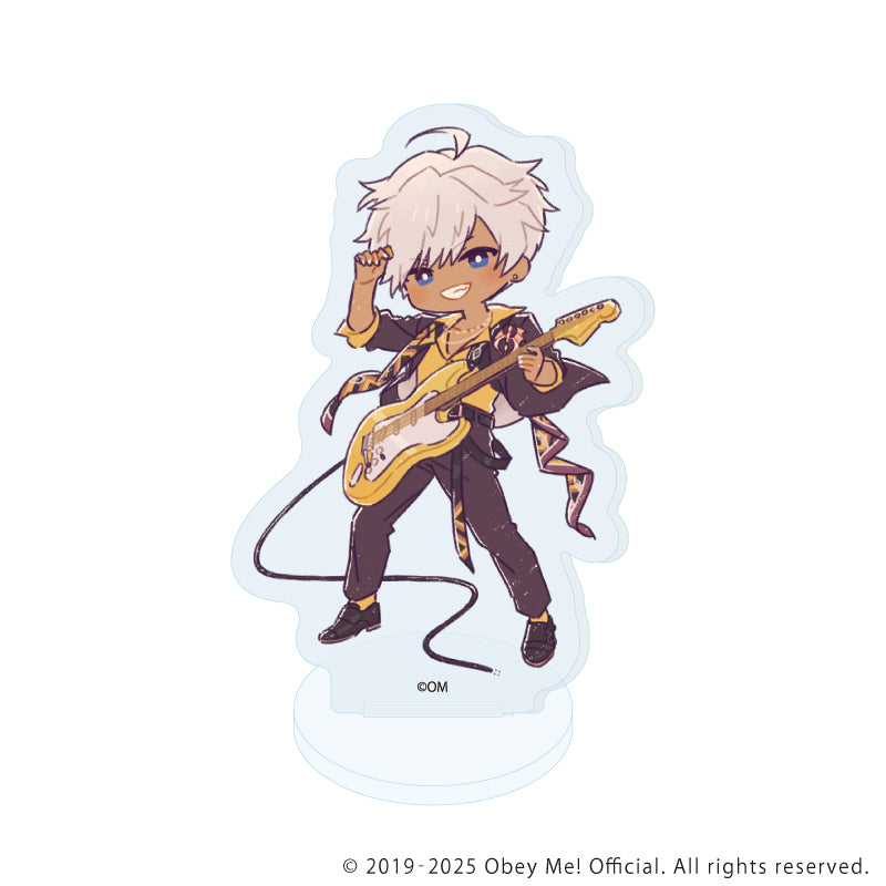 (1BOX=7)(Goods - Acrylic Stand) Obey Me! Nightbringer Acrylic Petit Stand 16 Band Ver. (Retro Art)