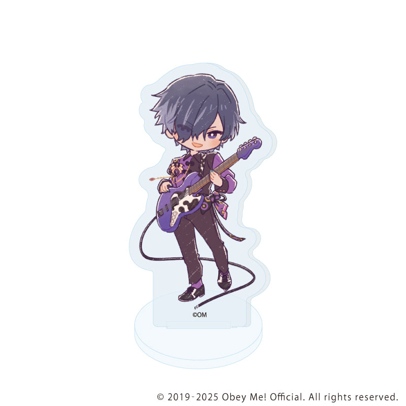 (1BOX=7)(Goods - Acrylic Stand) Obey Me! Nightbringer Acrylic Petit Stand 16 Band Ver. (Retro Art)