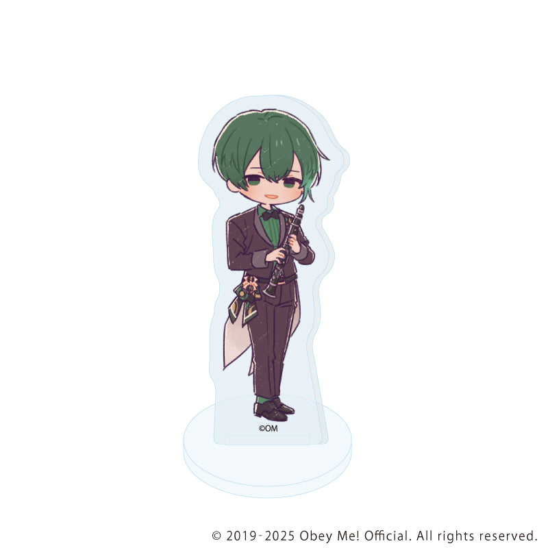 (1BOX=5)(Goods - Acrylic Stand) Obey Me! Nightbringer Acrylic Petit Stand 17 Band Ver.(Retro Art)