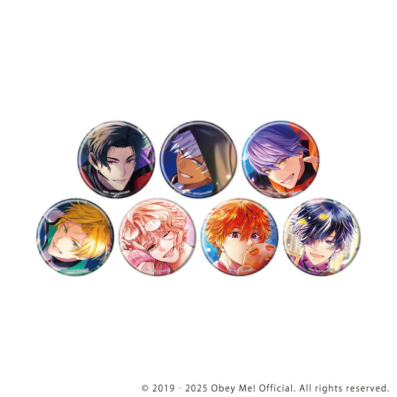 (1BOX=7)(Goods - Button Badge) Obey Me! Nightbringer Button Badge 24 (Official Art)