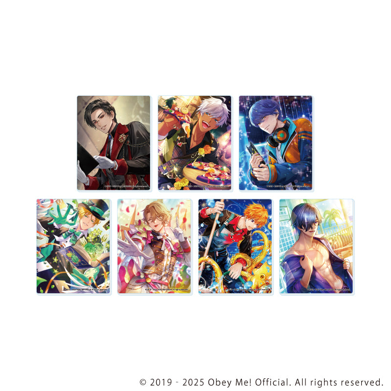 (1BOX=7)(Goods - Card) Obey Me! Nightbringer Acrylic Card 08 (Official Art)