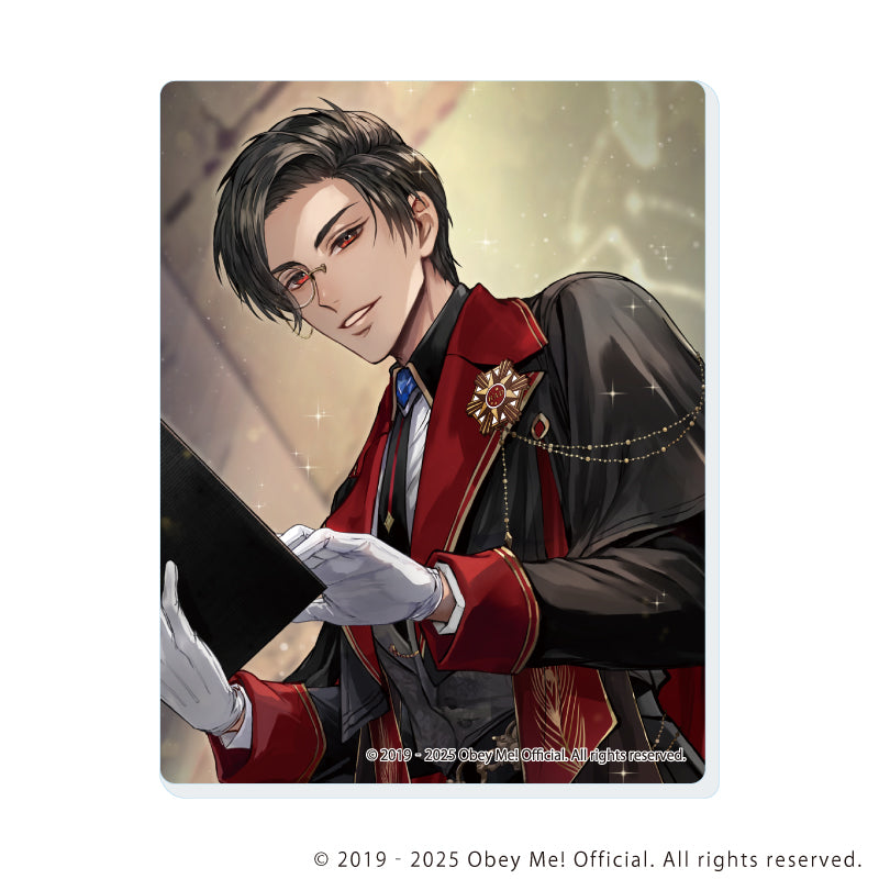 (1BOX=7)(Goods - Card) Obey Me! Nightbringer Acrylic Card 08 (Official Art)