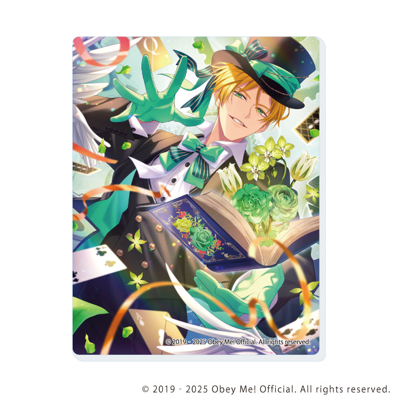 (1BOX=7)(Goods - Card) Obey Me! Nightbringer Acrylic Card 08 (Official Art)