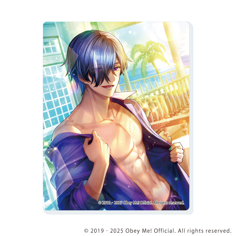 (1BOX=7)(Goods - Card) Obey Me! Nightbringer Acrylic Card 08 (Official Art)