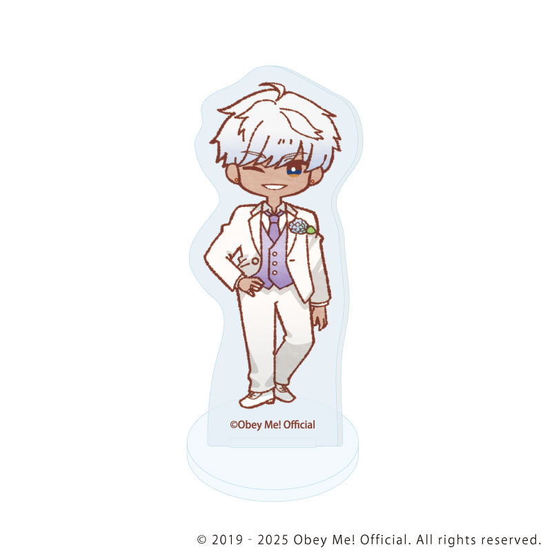 (1BOX=7)(Goods - Acrylic Stand) Obey Me! Nightbringer Acrylic Petit Stand 18 Hydrangea Ver. (Retro Art)