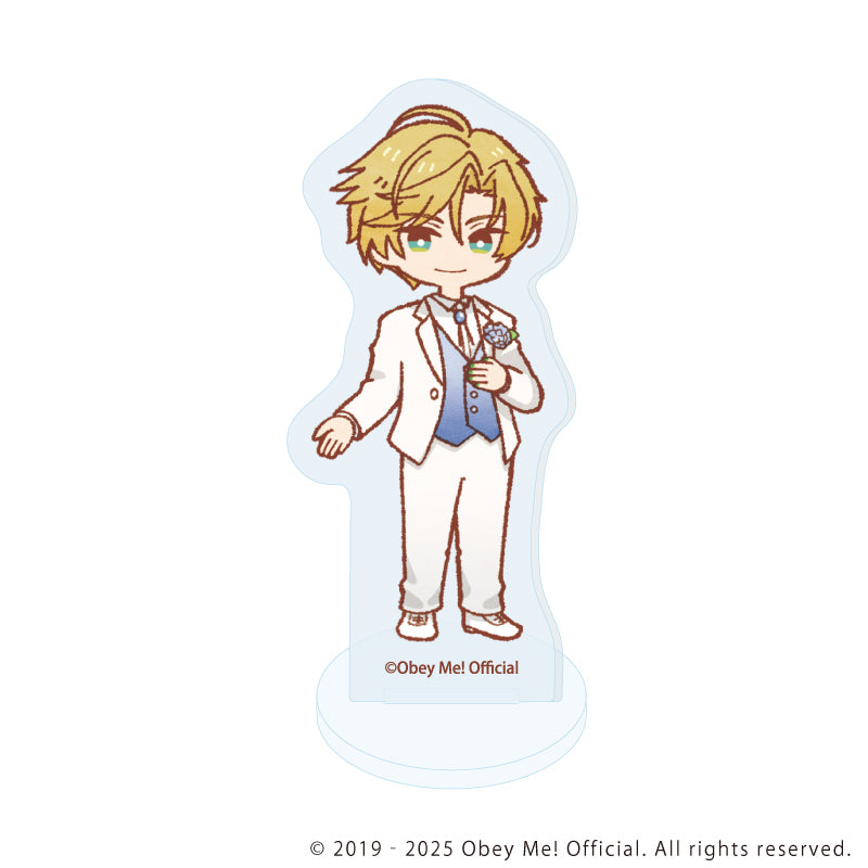 (1BOX=7)(Goods - Acrylic Stand) Obey Me! Nightbringer Acrylic Petit Stand 18 Hydrangea Ver. (Retro Art)