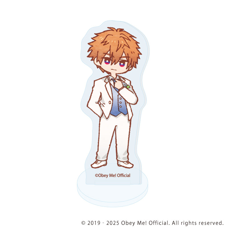 (1BOX=7)(Goods - Acrylic Stand) Obey Me! Nightbringer Acrylic Petit Stand 18 Hydrangea Ver. (Retro Art)