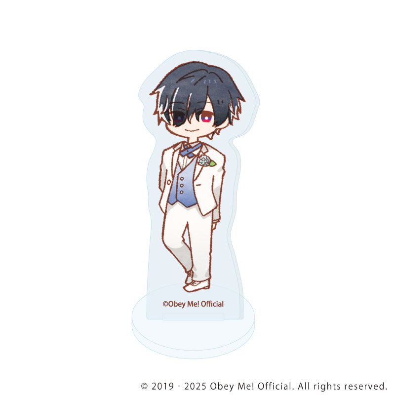 (1BOX=7)(Goods - Acrylic Stand) Obey Me! Nightbringer Acrylic Petit Stand 18 Hydrangea Ver. (Retro Art)