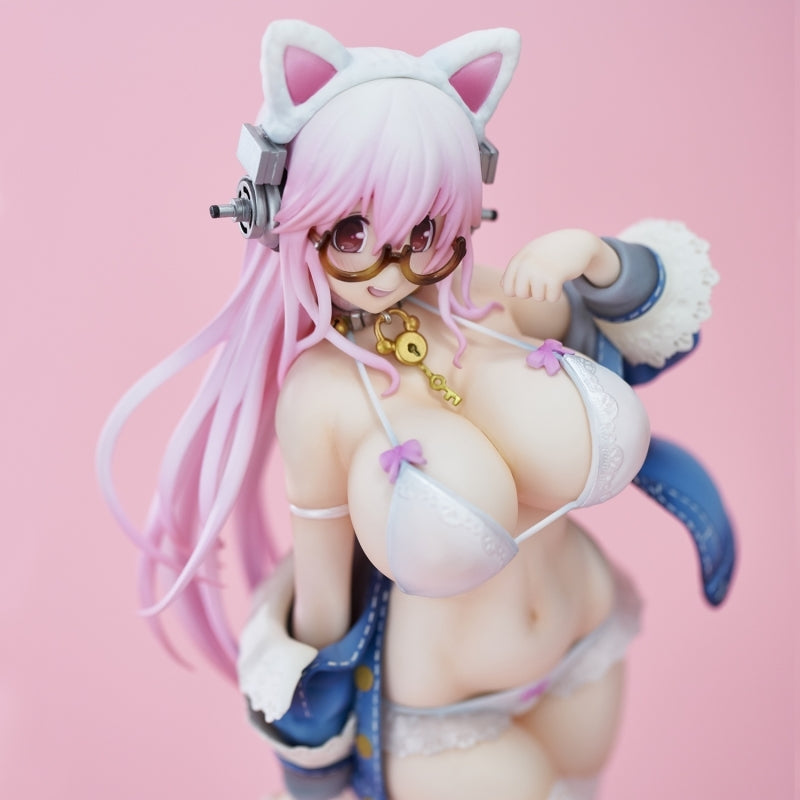 (Bishojo Figure) Super Sonico White cat ver. Complete Figure (Re-release)