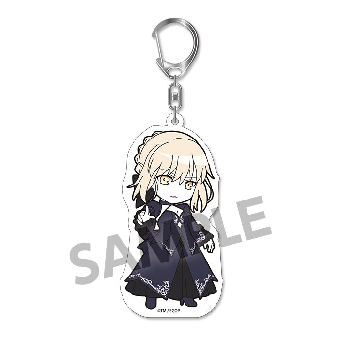 (1BOX=10)(Goods - Keychain) Pikuriru! Fate/Grand Order Trading Acrylic Keychain vol. 8