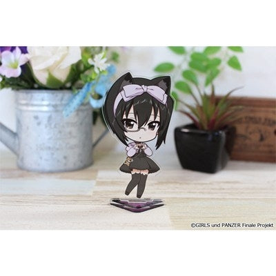 (Goods - Stand Pop) Girls und Panzer das Finale Puchi Choko Acrylic Stand (Momo Kawashima) Subculture Fashion ver.