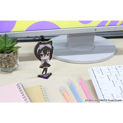 (Goods - Stand Pop) Girls und Panzer das Finale Puchi Choko Acrylic Stand (Momo Kawashima) Subculture Fashion ver.