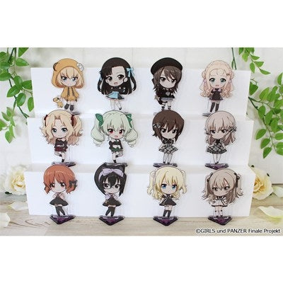 (Goods - Stand Pop) Girls und Panzer das Finale Puchi Choko Acrylic Stand (Kinuyo Nishi) Subculture Fashion ver.