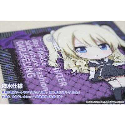 (Goods - Coaster) Girls und Panzer das Finale Puchi Choko Rubber Mat Coaster (Darjeeling) Subculture Fashion ver.