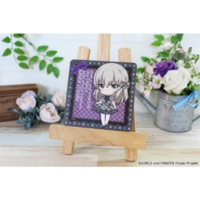 (Goods - Coaster) Girls und Panzer das Finale Puchi Choko Rubber Mat Coaster (Erika Itsumi) Subculture Fashion ver.