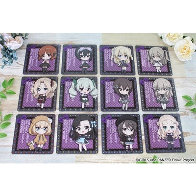 (Goods - Coaster) Girls und Panzer das Finale Puchi Choko Rubber Mat Coaster (Mika) Subculture Fashion ver.