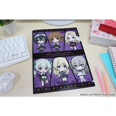 (Goods - Clear File) Girls und Panzer das Finale Puchi Choko Clear File (Subculture Fashion ver.)