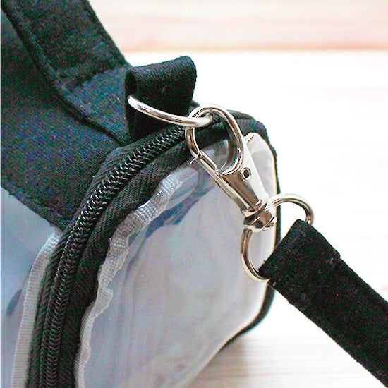 (Goods - Bag) Non-Character Original Mini Plushie Carrier M Size Black