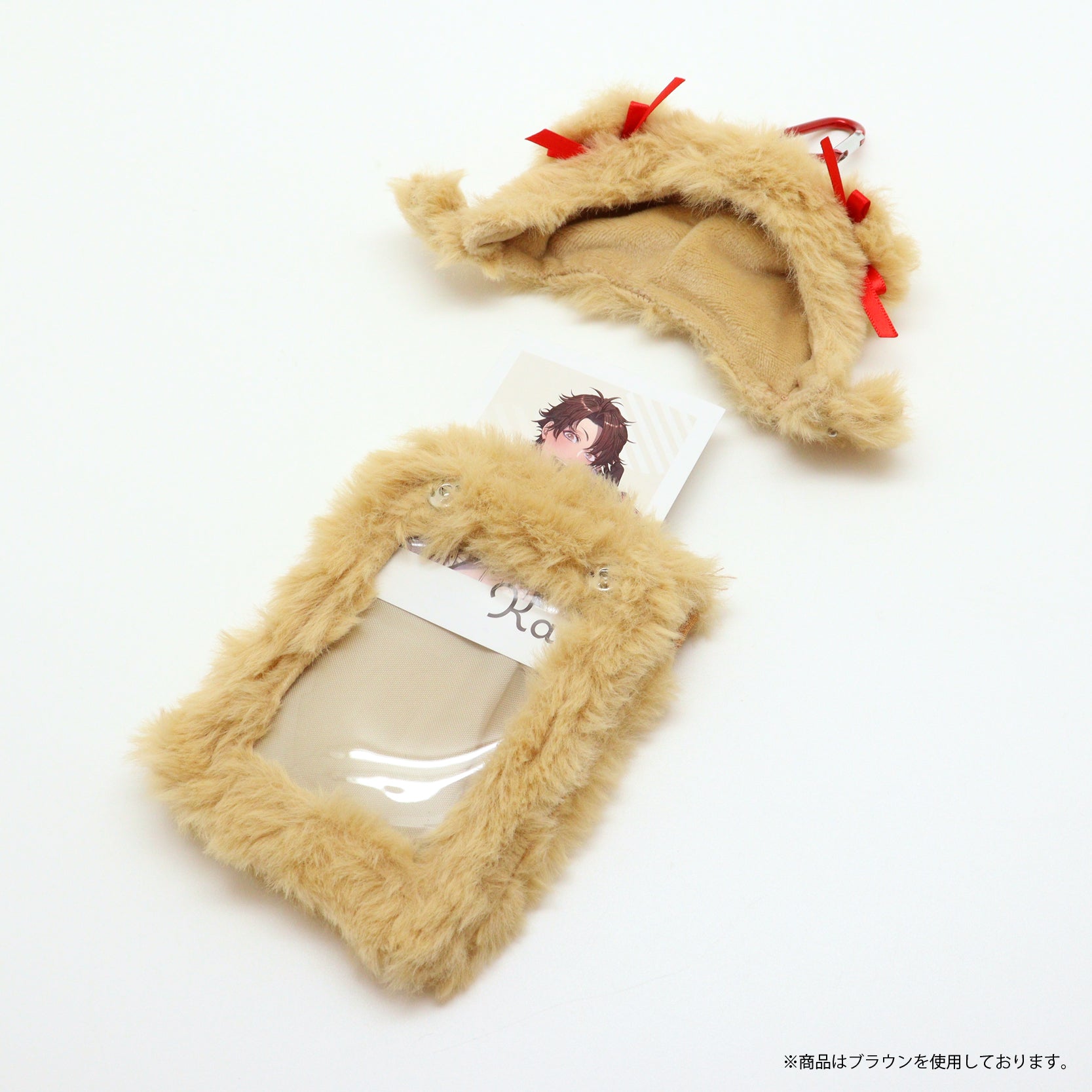 (Goods - Card Case) nui. Hug Plush Trading Card Case S Size White Bear Ver.