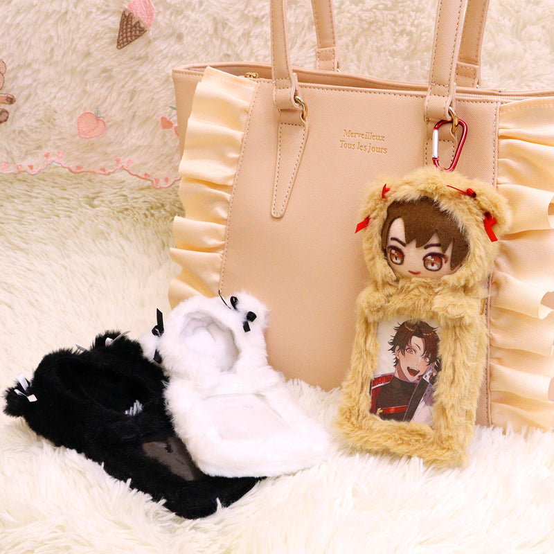 (Goods - Card Case) nui. Hug Plush Trading Card Case S Size White Bear Ver.