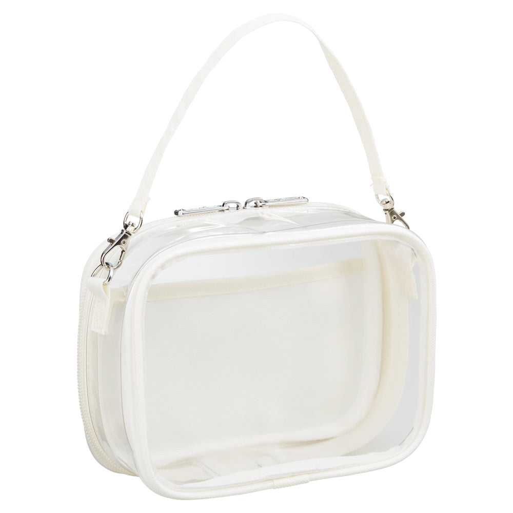 (Goods - Pouch) Decorative Box Pouch Mini Wide White (Limited Color)