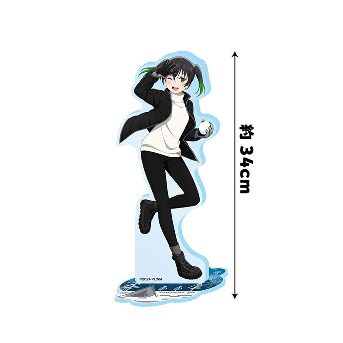 (Goods - Acrylic Stand) Love Live! Nijigasaki High School Idol Club BIG Acrylic Stand<Nijigaku Snowball Fight> 1. Yu Takasaki
