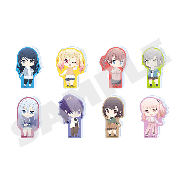 (1BOX=8)(Goods - Acrylic Stand) Hatsune Miku: Colorful Stage! My Sekai Character ver Acrylic Figure Collection B Leo/need & Nightcord at 25:00 (8 Types Total)