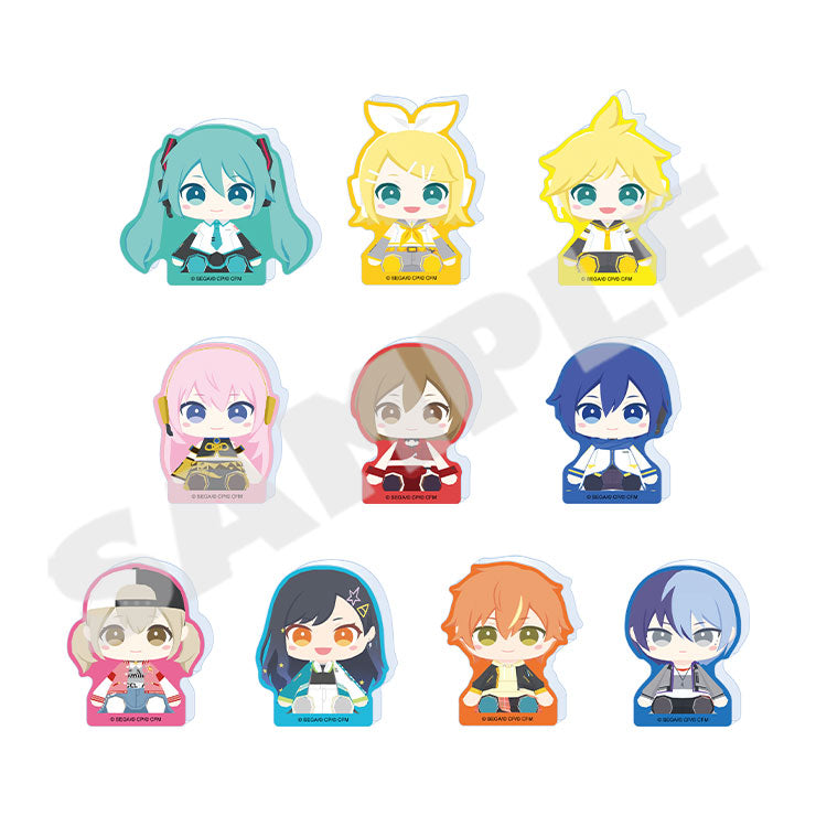 (1BOX=10)(Goods - Acrylic Stand) Hatsune Miku: Colorful Stage! My Sekai Plush ver. Acrylic Figure Collection A VIRTUAL SINGER & Vivid BAD SQUAD (10 Types Total)