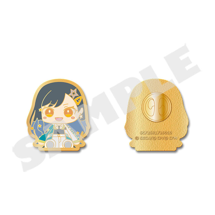 (Goods - Badge) Hatsune Miku: Colorful Stage! My Sekai Pin Badge “An Shiraishi Plush”