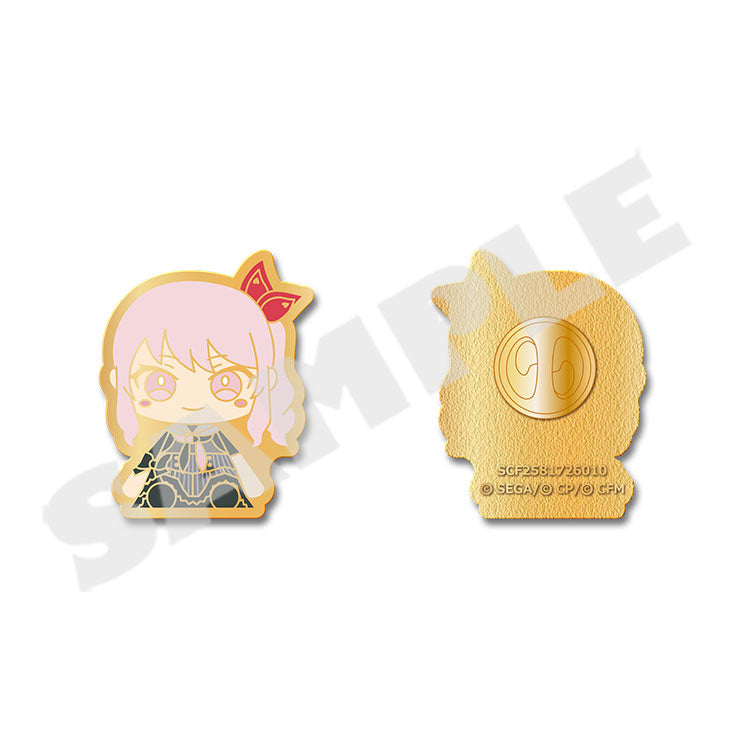 (Goods - Badge) Hatsune Miku: Colorful Stage! My Sekai Pin Badge “Mizuki Akiyama Plush”