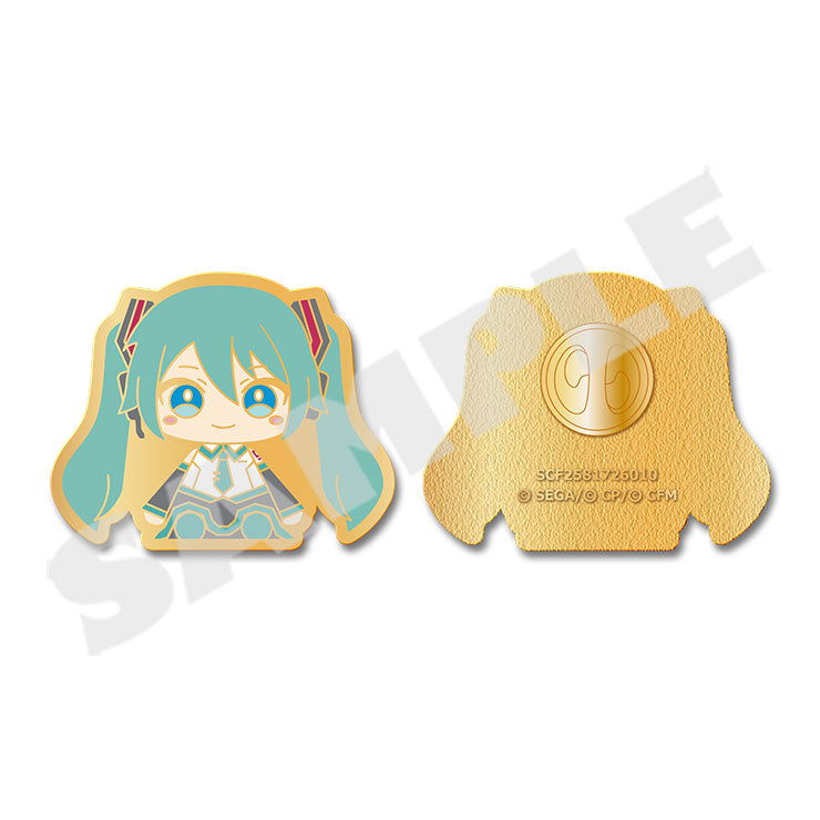 (Goods - Badge) Hatsune Miku: Colorful Stage! My Sekai Pin Badge “Hatsune Miku Plush”