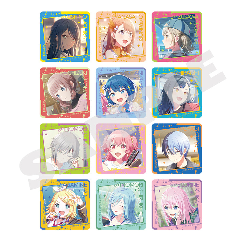 (1BOX=7)(Goods - Sticker) Hatsune Miku: Colorful Stage! Memorial Sticker Collection Vol. 12 B (24 Types Total + Rare)