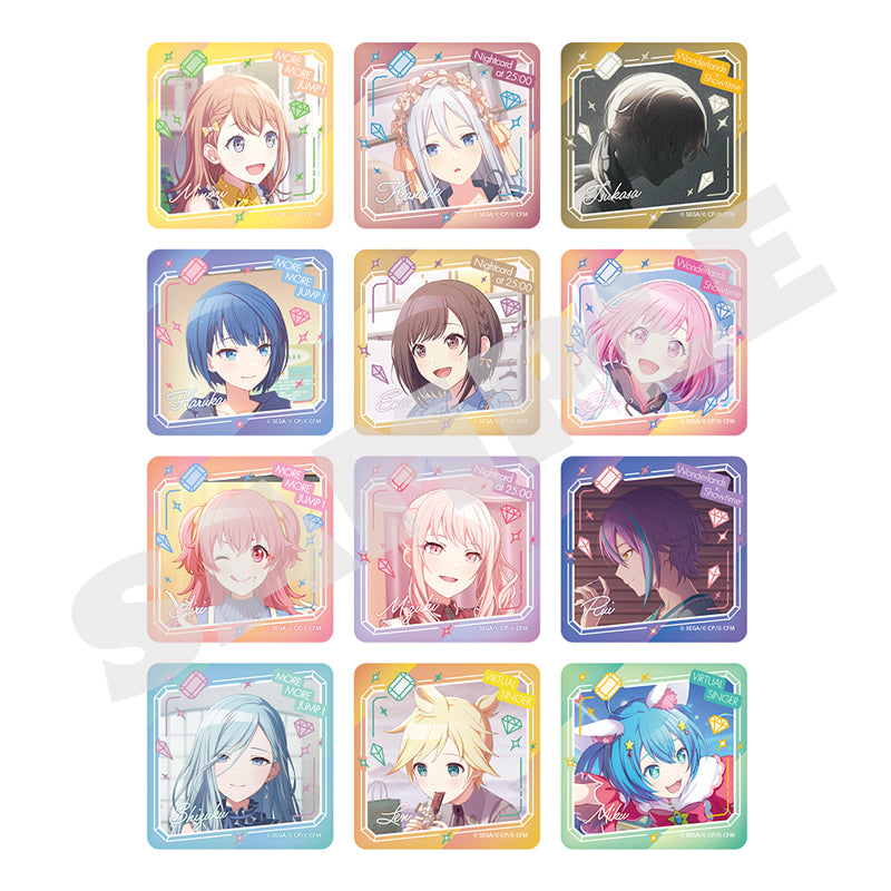 (1BOX=7)(Goods - Sticker) Hatsune Miku: Colorful Stage! Memorial Sticker Collection Vol. 12 C (24 Types Total + Rare)