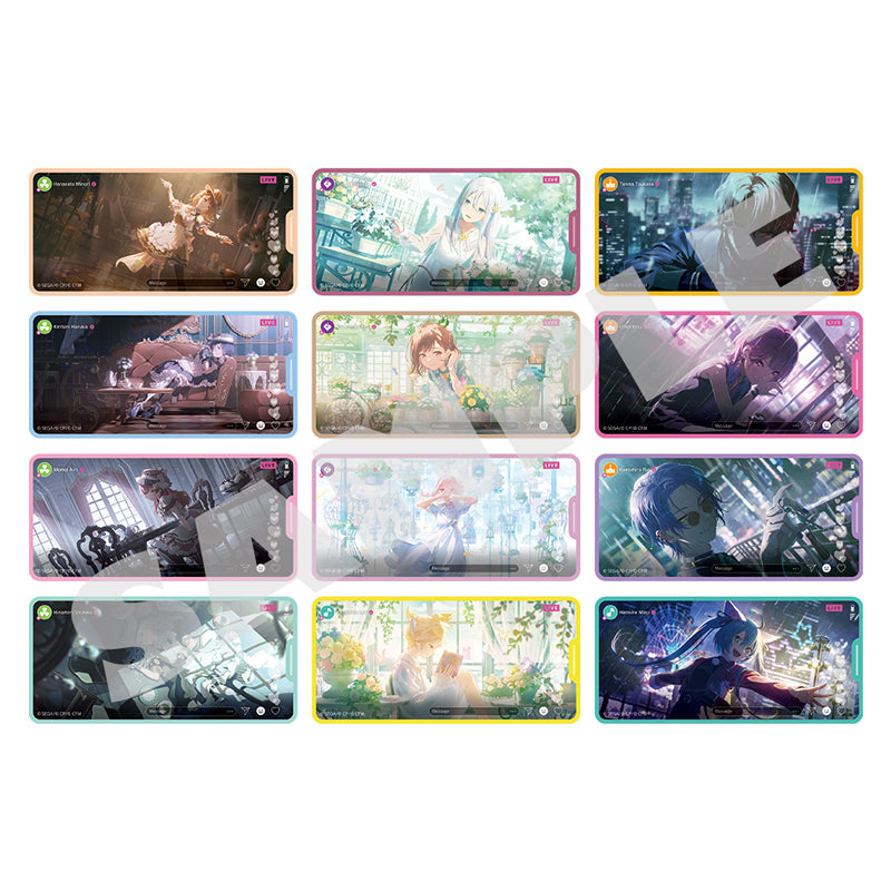 (1BOX=7)(Goods - Sticker) Hatsune Miku: Colorful Stage! Memorial Sticker Collection Vol. 12 C (24 Types Total + Rare)